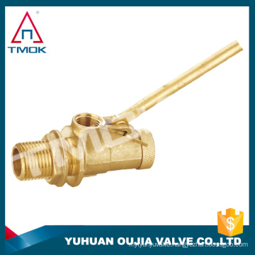 diaphragm type natural character float valve 3/4" inch plastic mini ball 1/2" brass float valve with ball